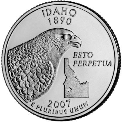 USA 25 c IDAHO 2007