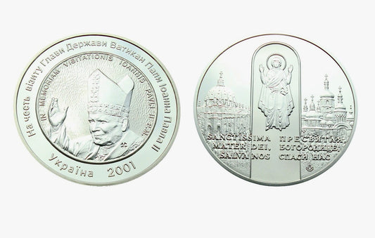 Ukraina - medal Jan Paweł II 2001