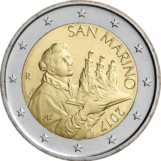 2 euro San Marino Święty Maryn 2017