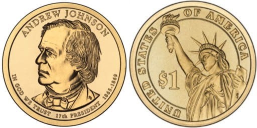 USA 1 $ Andrew Johnson 2011 nr 17