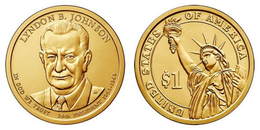 USA 1 $ Lyndon B. Johnson 2015 nr 36