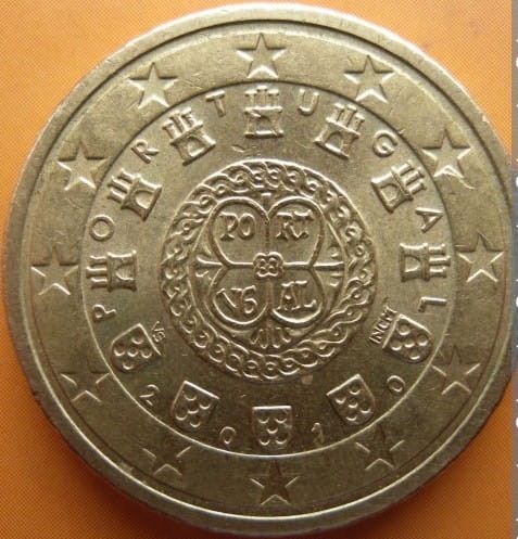 50 centów Portugalia 2010