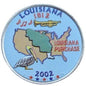 USA 25 c Louisiana 2002 KOLOR