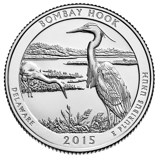 USA 25 c Park narodowy Bombay Hook 2015 nr 29