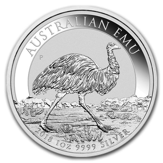 Australia 1$ Emu 2018 1 Oz Ag.999