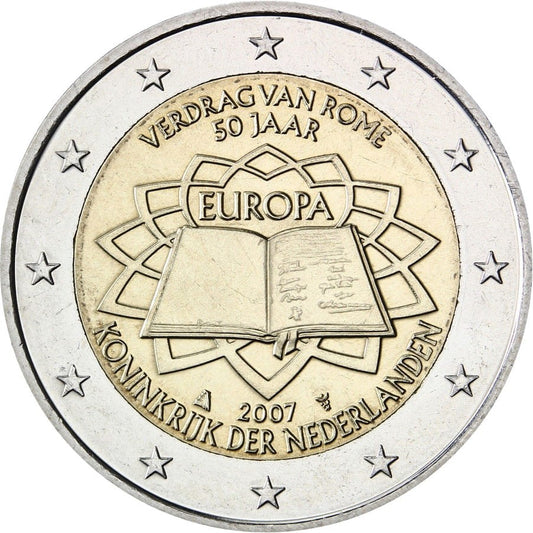 2 euro Holandia Traktaty Rzymskie 2007