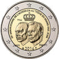 2 euro Luksemburg 50 rocz. koronacji Księcia 2014