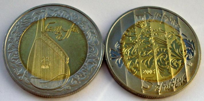 Ukraina 5 UAH Bandura 2003 RRR