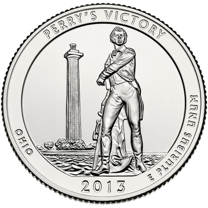 USA 25 c Park narodowy Perry's Victory 2013 nr 17