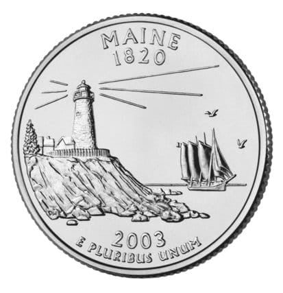 USA 25 c Maine 2003