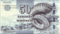 Wyspy Owcze 50 kroner Muszla 2011 P-29