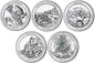 USA 25 c Parki narodowe x5 2012