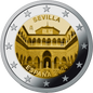 2 euro Hiszpania Katedra, Alcazar, Archiwum Indii 2024