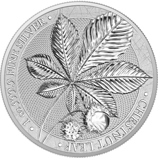Germania Liść Kasztanowca 5 marek 2021 1 Oz Ag.999