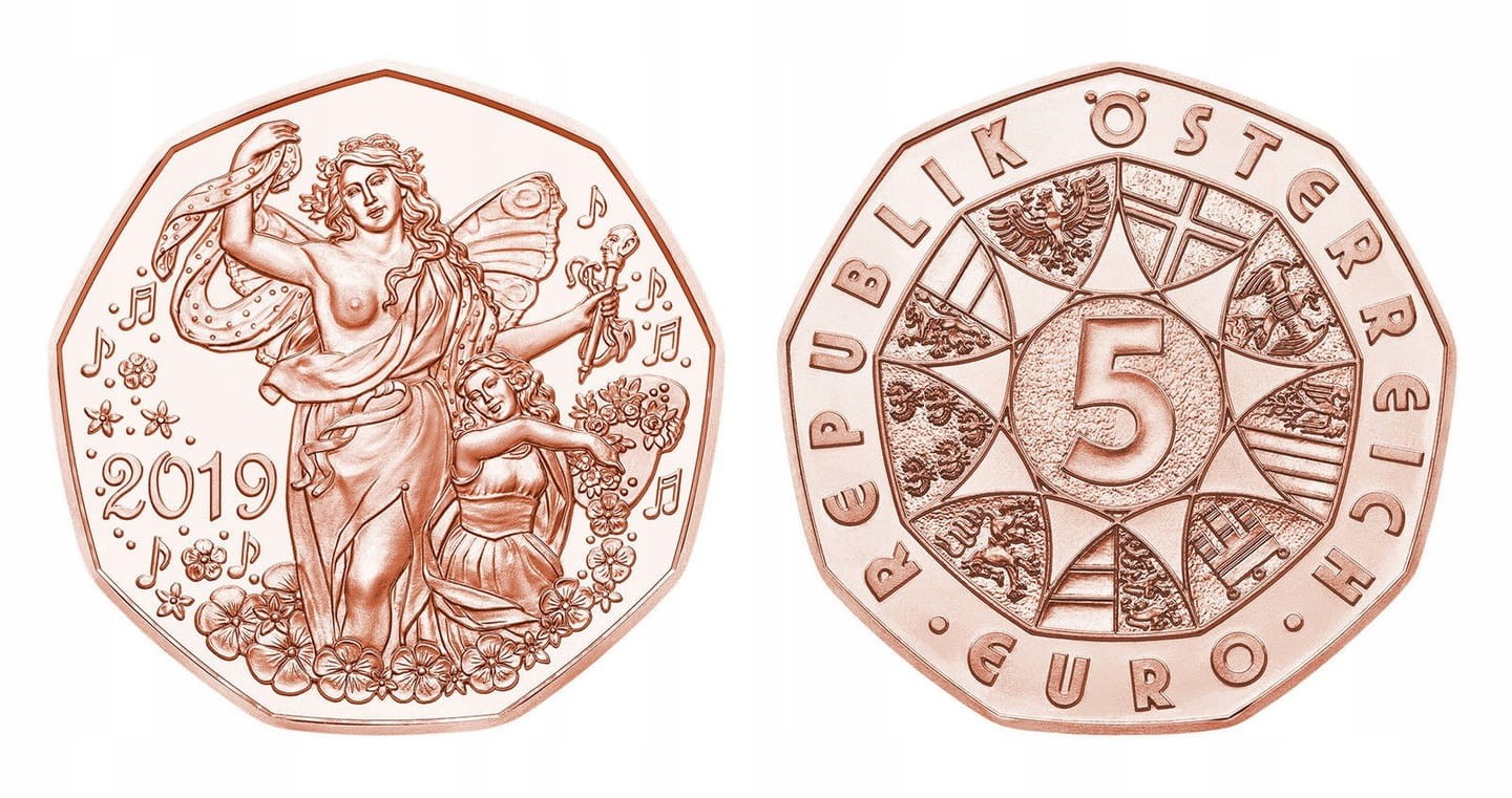 5 euro Austria Nowy Rok 2019
