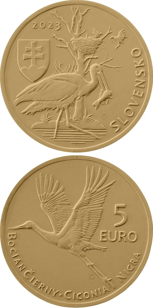 5 euro Słowacja Bocian 2023