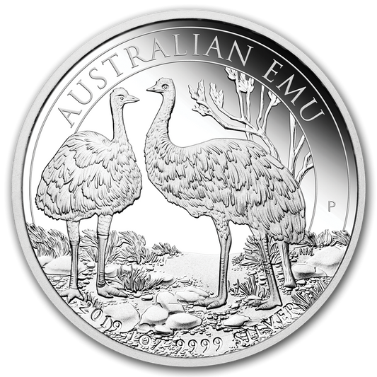 Australia 1$ Emu 2019 1 Oz Ag.999