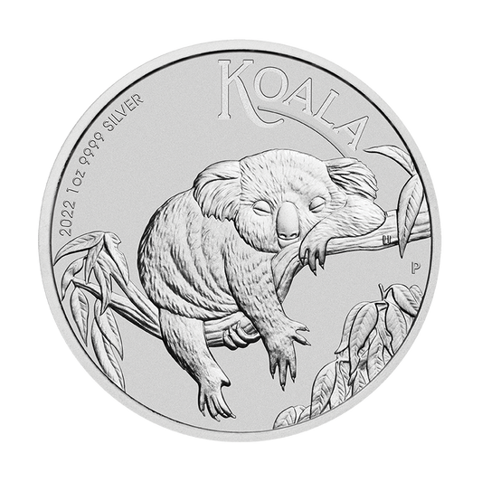 Australia 1$ Koala  Ag.999 2022