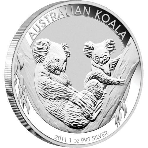 Australia 1$ Koala 2011 1 Oz Ag.999