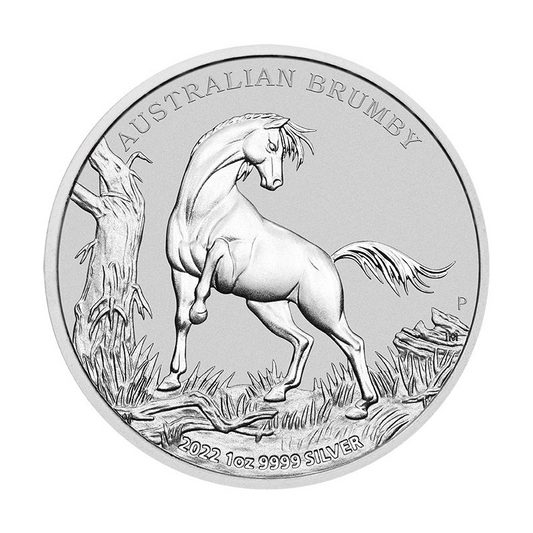 Australia 1$ Koń Brumby 2022 1 Oz Ag.999