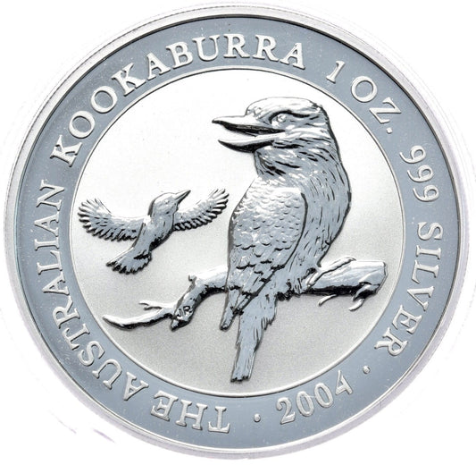 Australia 1$ Kookaburra 2004 1 Oz Ag.999