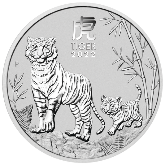Australia 1$ Lunar III Rok Tygrysa Ag.999 2022