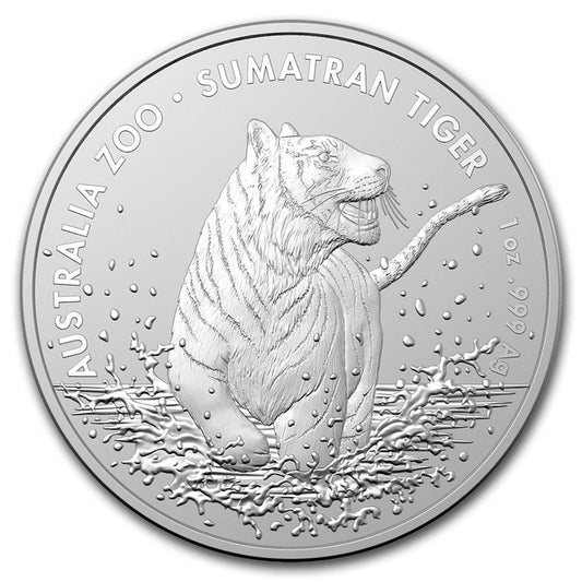 Australia 1$ ZOO - Tygrys Sumatrzański 2020 1 Oz Ag.999