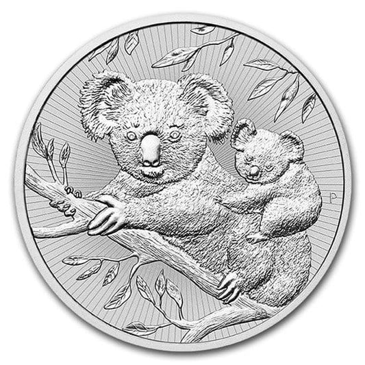 Australia 2$ koala 2018 2 Oz Ag.999