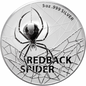 Australia 5$ Redback Spider 2021 5 Oz Ag.999