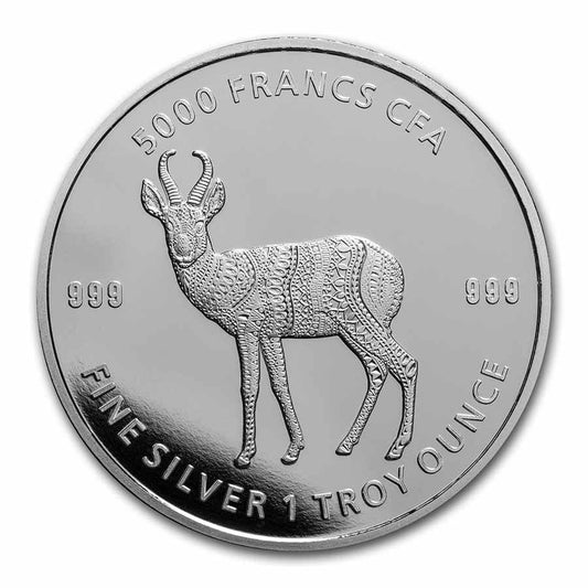 Czad 5000 FCA Mandala - Antylopa 2021 1 Oz Ag.999