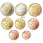 Euro set Finlandia zestaw menniczy x 8 2002