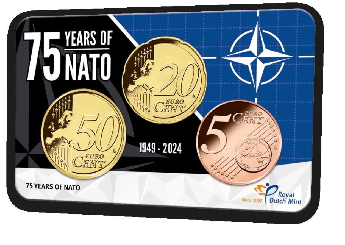 Euro set HOLANDIA x 3 75 lat NATO 2024