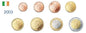 Euro set Irlandia zestaw menniczy x 8 2003