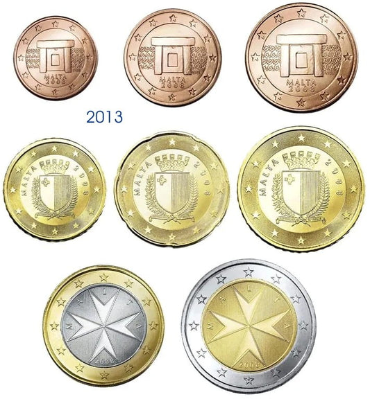 Euro set Malta zestaw menniczy x 8 2013