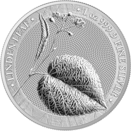 Germania Liść Lipy 5 marek 2022 1 Oz Ag.999