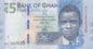 Ghana 5 cedis 60 lat Banku Centralnego 2017 P-43a