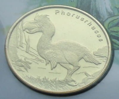 Gwinea Równikowa Bioko 5 $ Phorusrhacos 2020