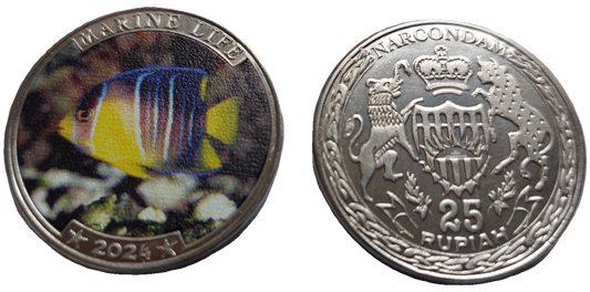 Indie Narcondam 25 rupii Rybka 2024