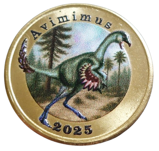 Indonezja Adonara 7 $ Dinozaury - Avimimus 2025