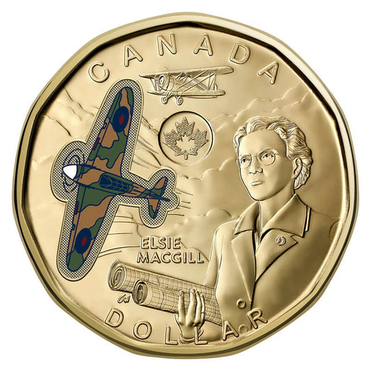 Kanada 1 $ Elsie MacGill 2023 kolor