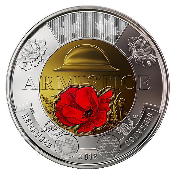 Kanada 2 $ Armistice 2018