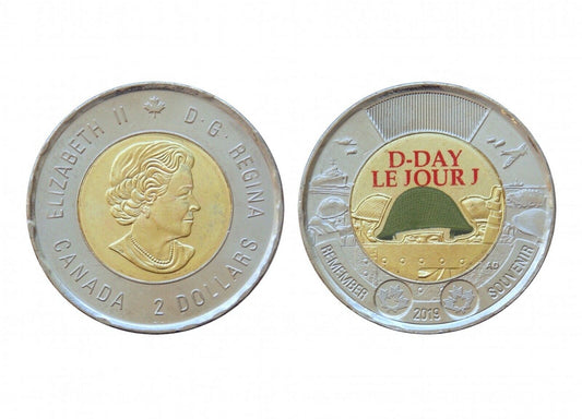 Kanada 2 $ D-Day 2019 kolor