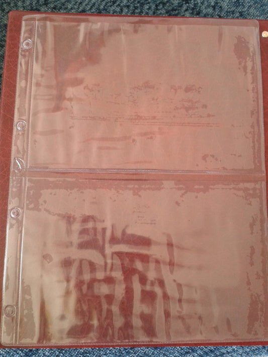Karta A4 na 2 banknoty 215x145 mm