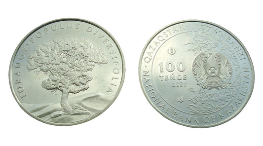Kazachstan 100 tenge Drzewo 2020