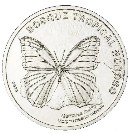 Kostaryka 50 colones Motyl 2023