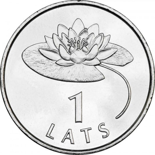 Łotwa 1 łat Lilia 2008