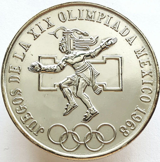 Meksyk 25$ Olimpiada 1968 Ag 22,5g