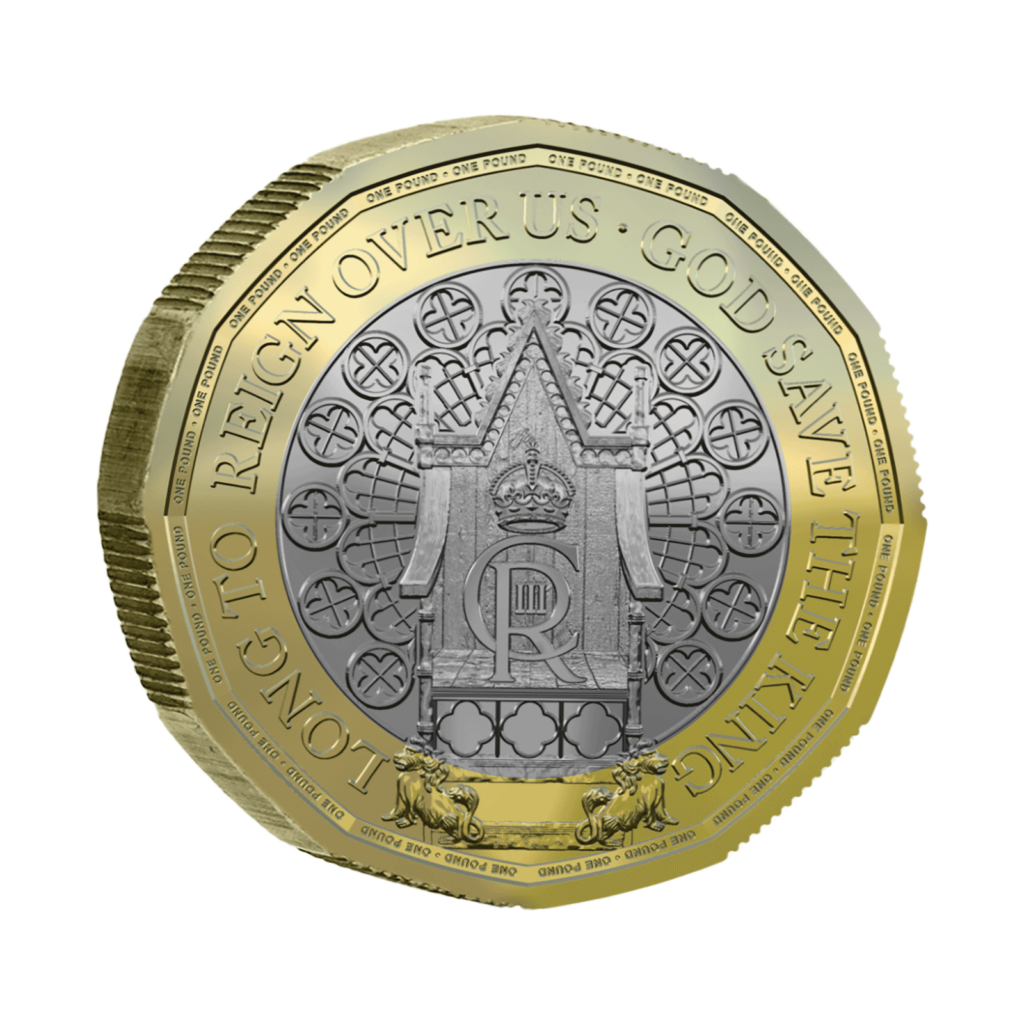 Gibraltar 1 funt Koronacja 2024 priv