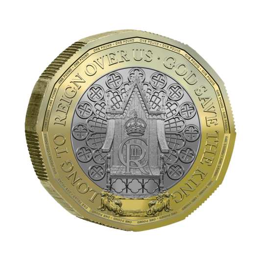 Gibraltar 1 funt Koronacja 2024 priv