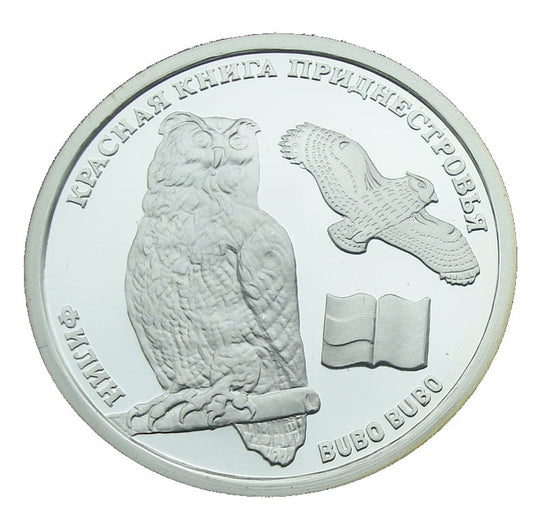 Naddniestrze 10 rubli Puchacz 2008